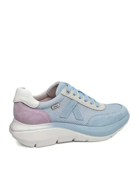 Luxe Γυναικεία Ανατομικά Sneakers Γαλάζιο - Λευκό