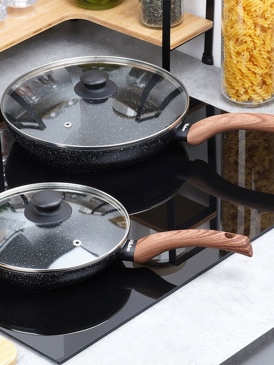 Vilde Set Tigăi din Aluminiu cu Strat Antiaderent 2 Bucăți