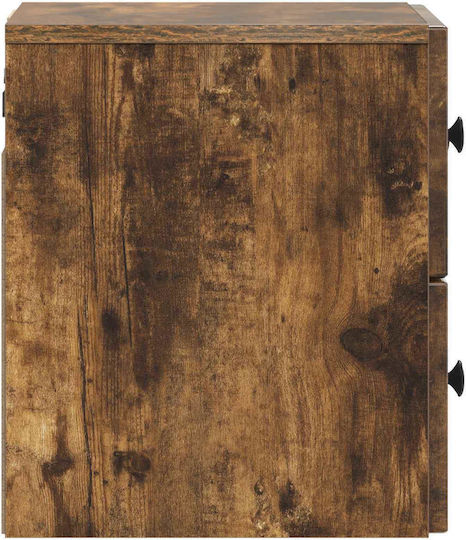 Нощни Шкафчета Дървени Кафяви 2 Бр 33x34.5x40см