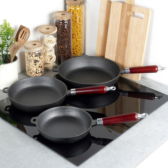 Vilde Cast Iron Pans Set 3 Pieces