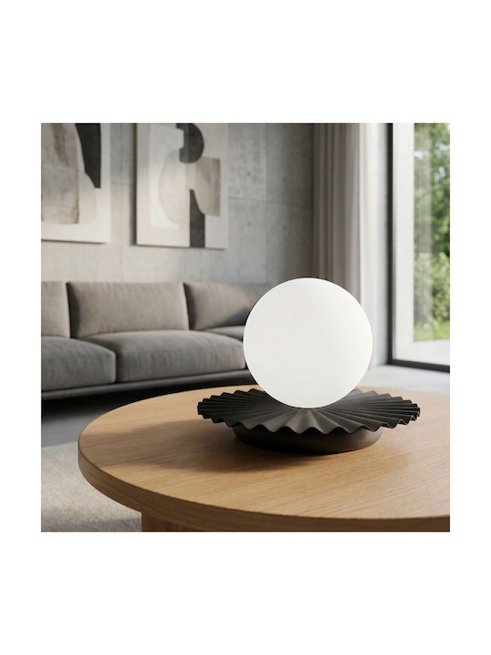Table Lamp Umbra Ln1 Made In Poland Φ10 Steel And Glass Black 1726/ln1-emibig 1726/ln1
