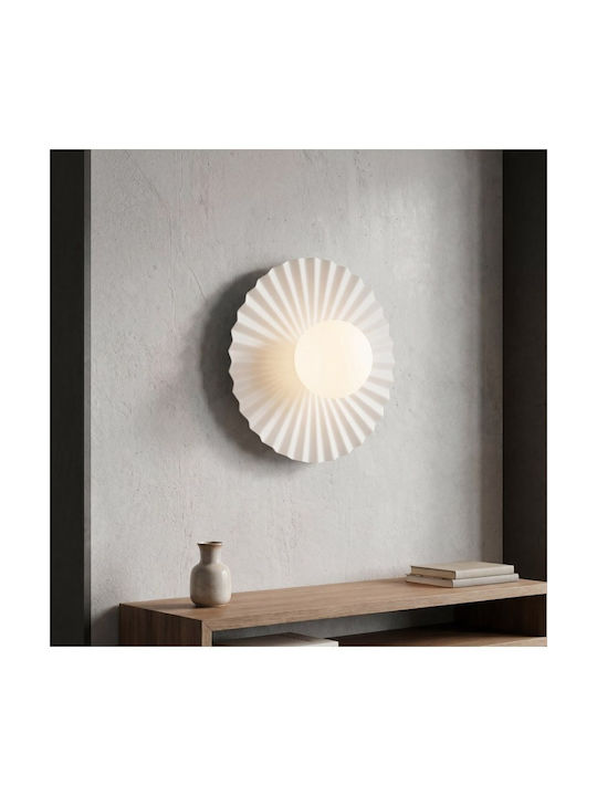 Wall Lamp M Umbra Made In Poland Φ10 Steel & Glass White 1727/k1m-emibig 1727/k1m