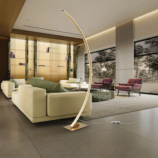 Lampadar De Podea Arcus Auriu 20x150cm Schuller 589147