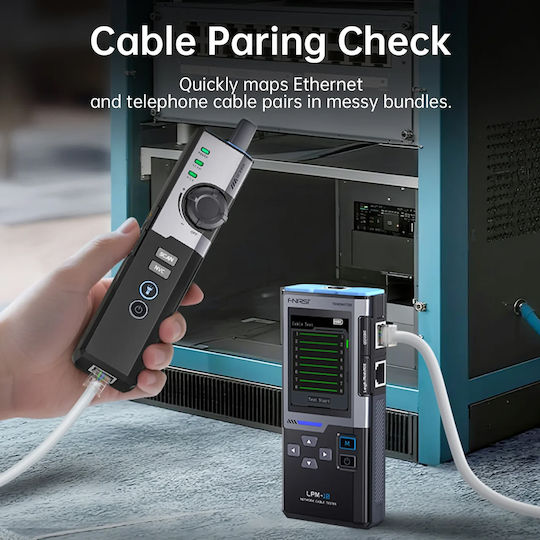 Fnirsi FNR-LPM-10A Tester Καλωδίων Δικτύου RJ45 / RJ11 / USB