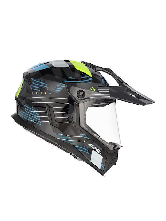 Acerbis Rider Junior Nero/Giallo Fluo Παιδικό Κράνος Μηχανής Motocross ECE 22.06 1250gr