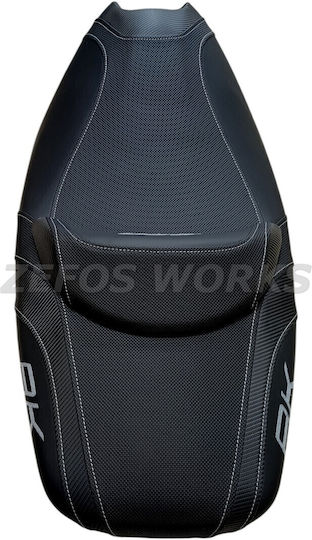 Kymco Ak 550 Anti-Slip Seat Cover 3 Logos