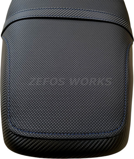 Kawasaki Zzr 1400 Anti-Slip Seat Cover Blue Stitching