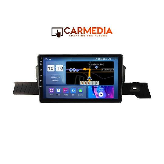 Carmedia Ηχοσύστημα Αυτοκινήτου για Citroen C3 2024-2026 (Bluetooth/USB/WiFi/GPS/Apple-Carplay/Android-Auto) με Οθόνη Αφής 9"