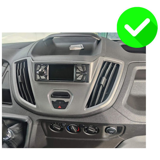 Carmedia Auto-Audiosystem Für Ford Transit 2014-2020 Mit Touchscreen 9.5" Bluetooth USB Eingebautes Wi-Fi GPS Apple CarPlay Android Auto