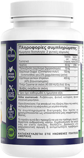 Natural Vitamins Cholesterol Formula Ειδικό Συμπλήρωμα Διατροφής 60 κάψουλες