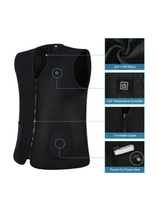 Veste De Lucru Pentru Bărbați Încălzită Roșie Veste De Lucru Pentru Bărbați Încălzită Roșie