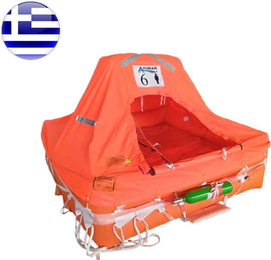 Liferaft Inflatable Life Raft Atlantic II Gr Canister Made In Italy