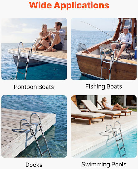 Vevor Boat Ladder with 4 Steps