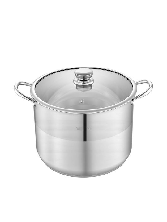 Vevor Deep Stainless Steel Steam Pot 15.1lt / 12.6cm