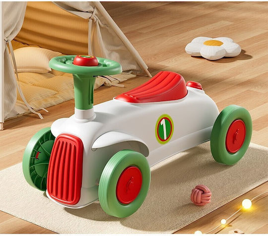 Alista Home Ride On Car for 12+ Months with Sounds White