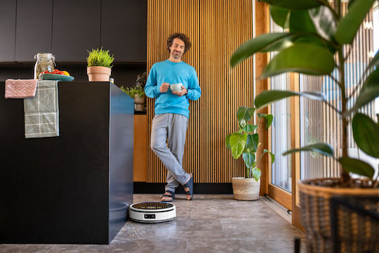 Karcher RVF 7 Roboter-Staubsauger mit Laser-Kartierung und Saugkraft 13000Pa Weiß
