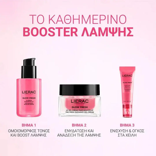 Lierac Glow Fresh The Fresh Radiance Gel-Κρέμα Προσώπου με Υαλουρονικό Οξύ 50ml