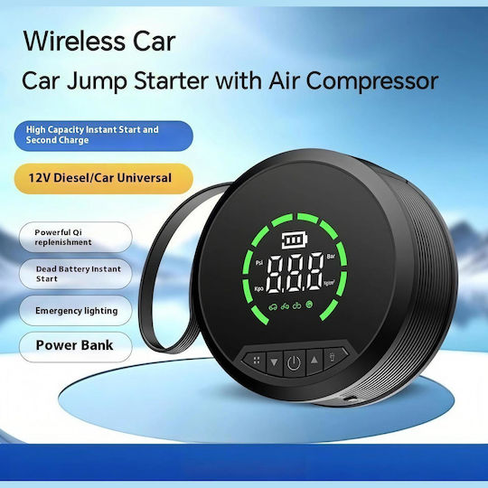 TCCBAC CC218 Portable Car Battery Jump Starter 8000mAh with Power Bank / USB / Pump / Φακό 12V