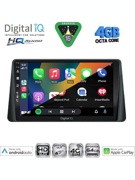 Digital IQ Auto-Audiosysteme Für Ford Focus 2019 Mit Touchscreen 9 Zoll