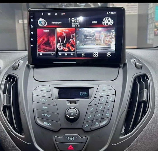 Digital IQ Car Audio System for Ford Tourneo / Courier 2014 (Bluetooth/USB/WiFi/GPS/Apple CarPlay/Android Auto) with 9" Touch Screen