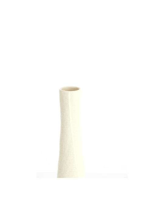 Light & Living Decorative White Ceramic Vase H55.5cm