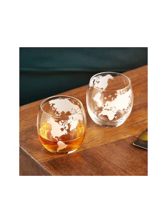 Viski Globe Set Whiskey Cocktail Drinking Glasses 295ml 2 Pieces
