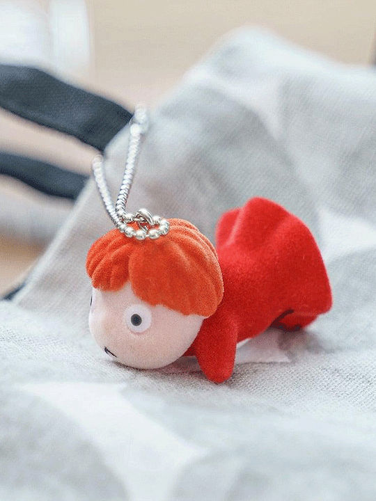 Studio Ghibli Ponyo Flocking Key Chain Ponyo