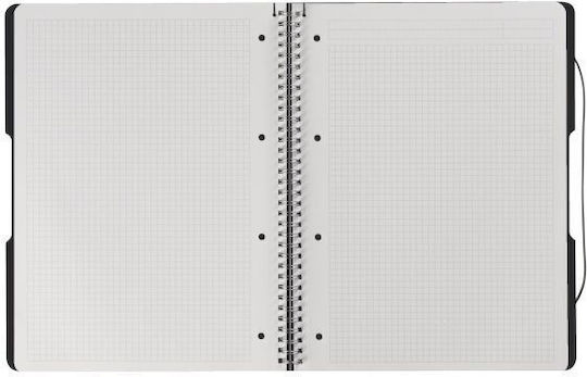 Herlitz Σημειωματάριο Σπιράλ Α4 80 Φύλλων Μαύρο