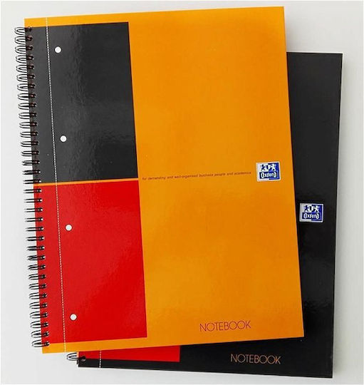 Oxford Set of 5 A4 Notebooks 80 Sheets Ruled White