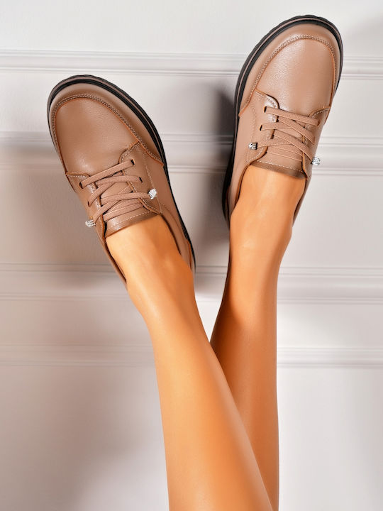 Γυναικεία Oxfords σε Χακί Χρώμα