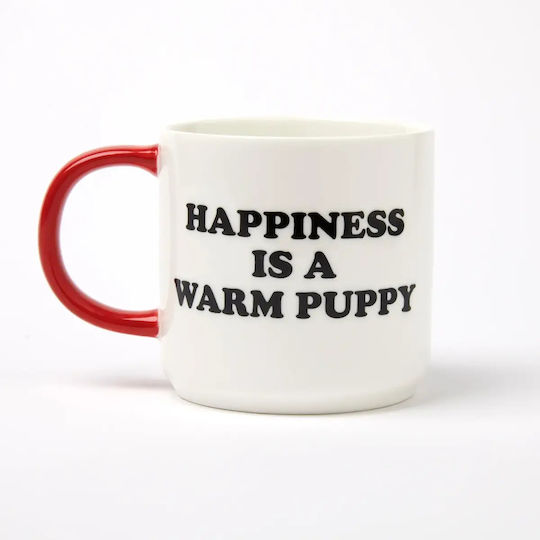 Magpie Happiness Is A Warm Puppy Ceramic Mug 330ml