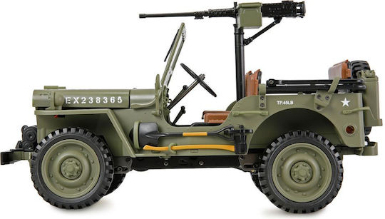 Amewi Scară Mașină Teleghidată Crawler 4WD Verde