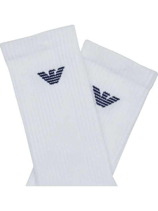 Emporio Armani Мъжки Бели Чорапи