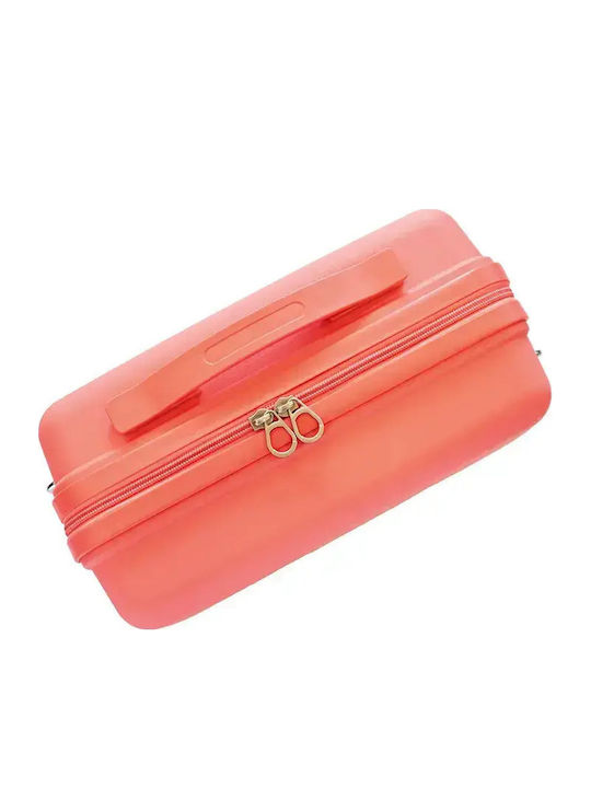 Amber Hard Suitcases Peachy Red Set 2pcs