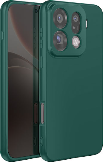Avizar Калъф Oppo Find X9 Pro Qi Charge Съвместим Издигната Защита На Камерата Бор Зелен
