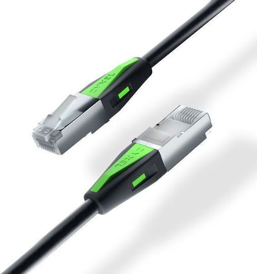 Zyxel S/FTP Cat.6a (Gigabit) Καλώδιο Δικτύου Ethernet 0.18m Μαύρο