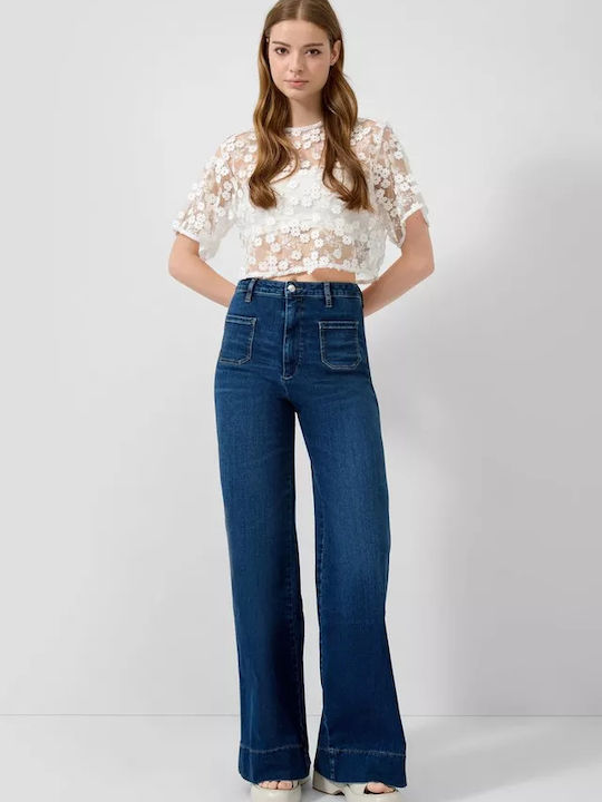 Women's Blouse Short Sleeve White