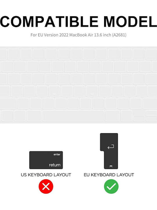 Smartshell Κάλυμμα Laptop 13" Μαύρη