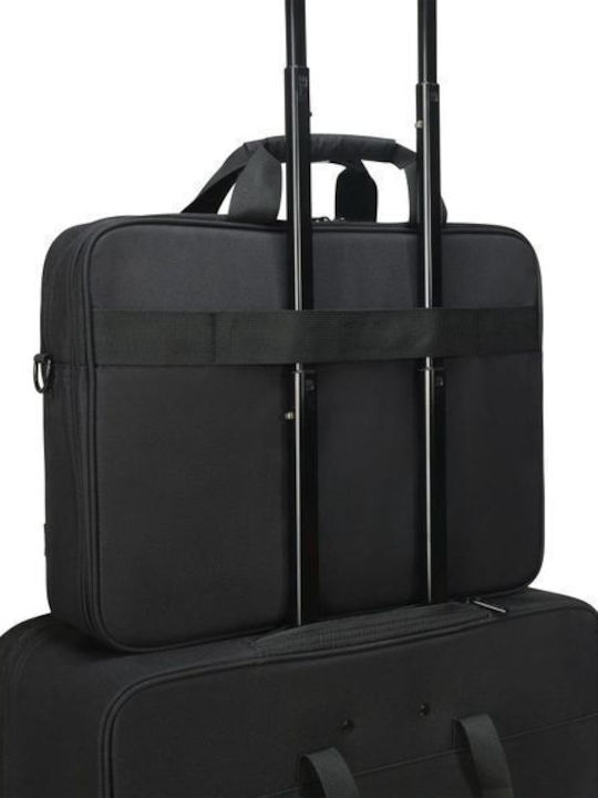 Dicota Top Traveller Τσάντα Ώμου / Χειρός για Laptop σε Μαύρο χρώμα