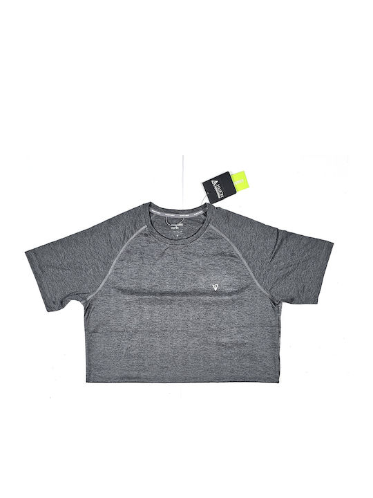 Αθλητικό T-shirt Γκρι