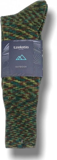 Tzelatis Tzelatis Jagdsocken Aus Wolle In Khaki Farbe