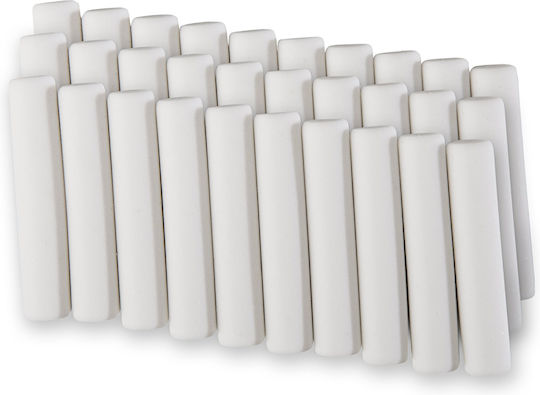Genie Electric Replacement Eraser For Pencil 30 Pieces White