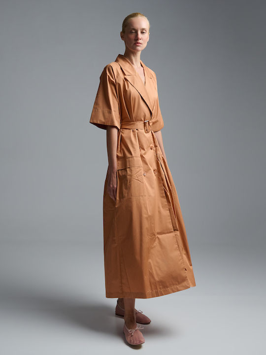 Maxi Φόρεμα Nude