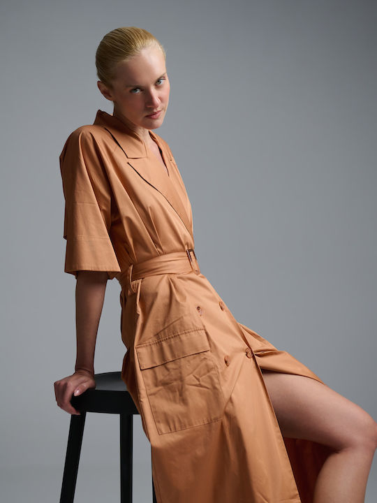 Maxi Φόρεμα Nude