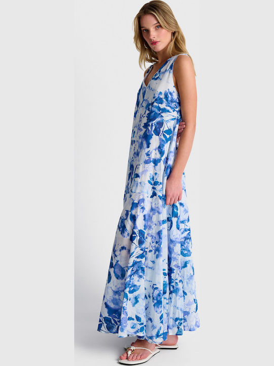 Rochie Maxi De Vară Albastră