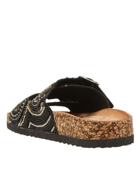 Women's Flat Sandals Black