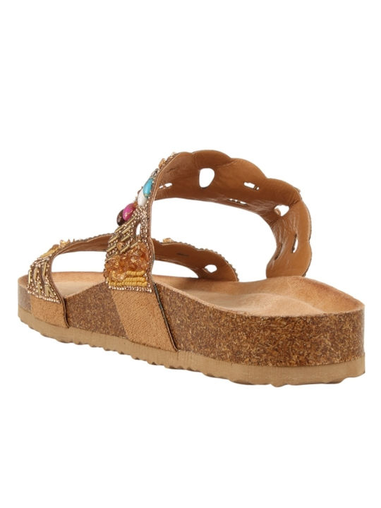 Women's Flat Sandals Brown