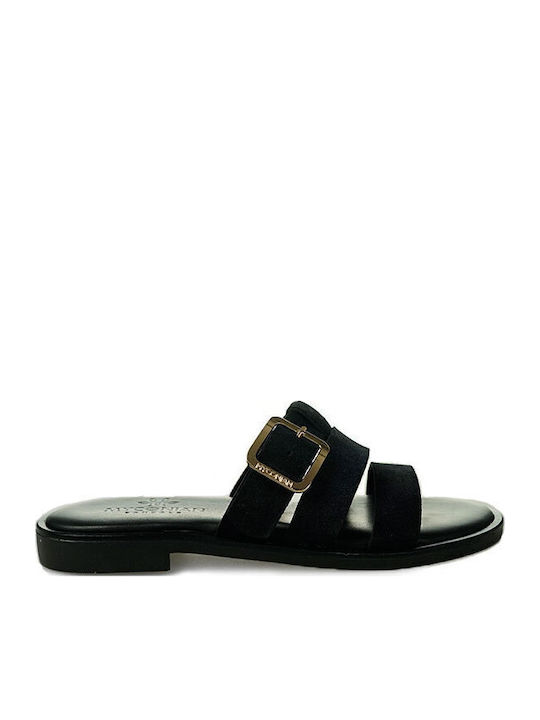 Myconian Women's Flat Sandals Black
