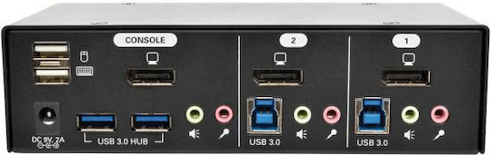 Eaton B004-DPUA2-K KVM и превключвател на данни с DisplayPort / USB / Аудио / USB 2.0