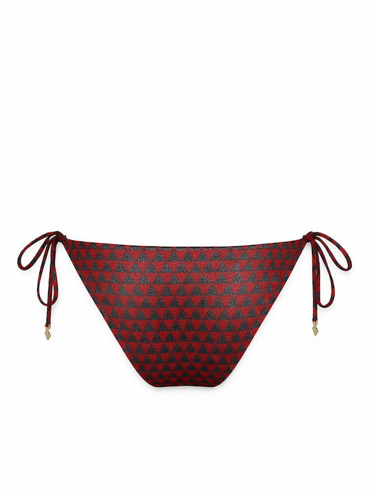 Bikinihosen Slip mit Schnürung Rote